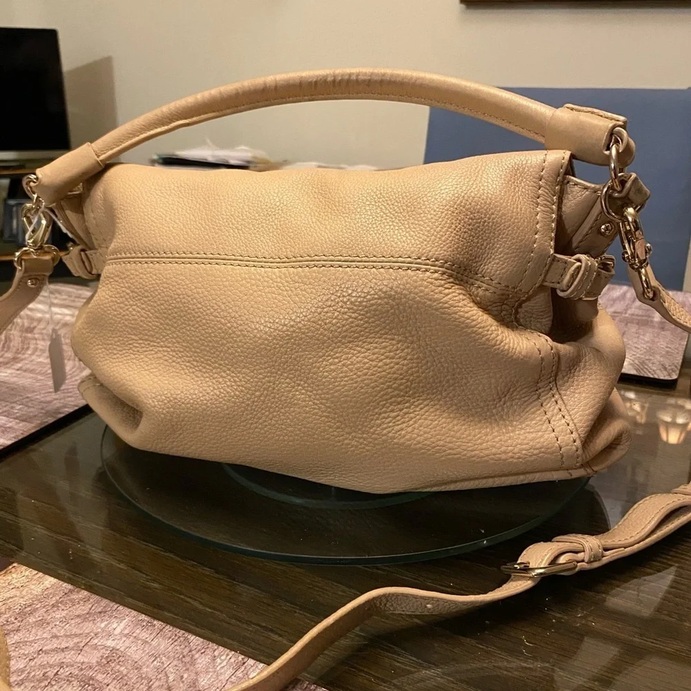 Kate Spade Beige Leather Shoulder Bag